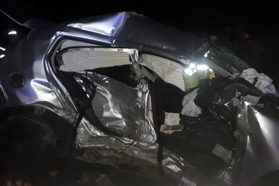 Accident rutier în Timiș, ambulanță lovită