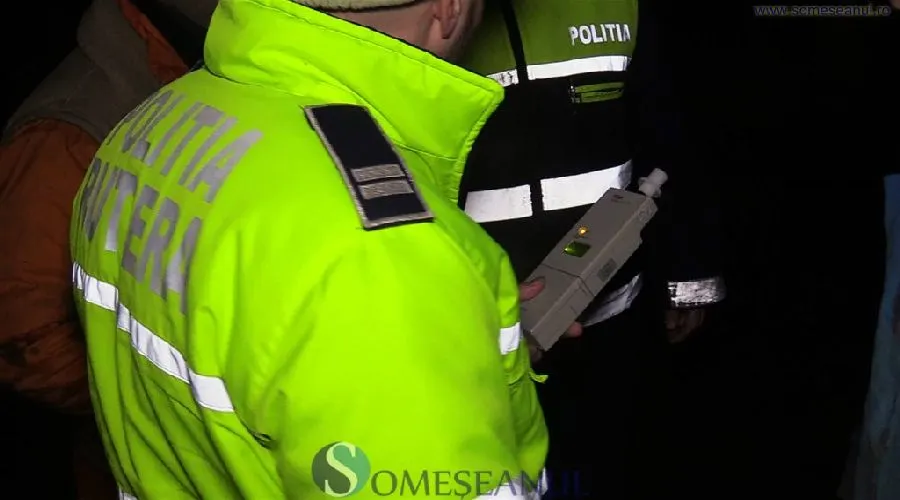Șofer prins conducând după ce a băut zdravăn