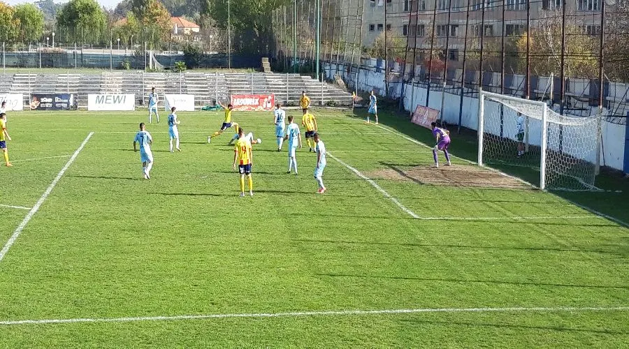 Ripensia Timișoara la cea mai clară victorie a sezonului. Hattirck pentru Voinea in fața Daco-Geticii. Foto