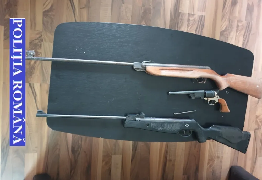 Arme și muniție confiscate în Timiș 