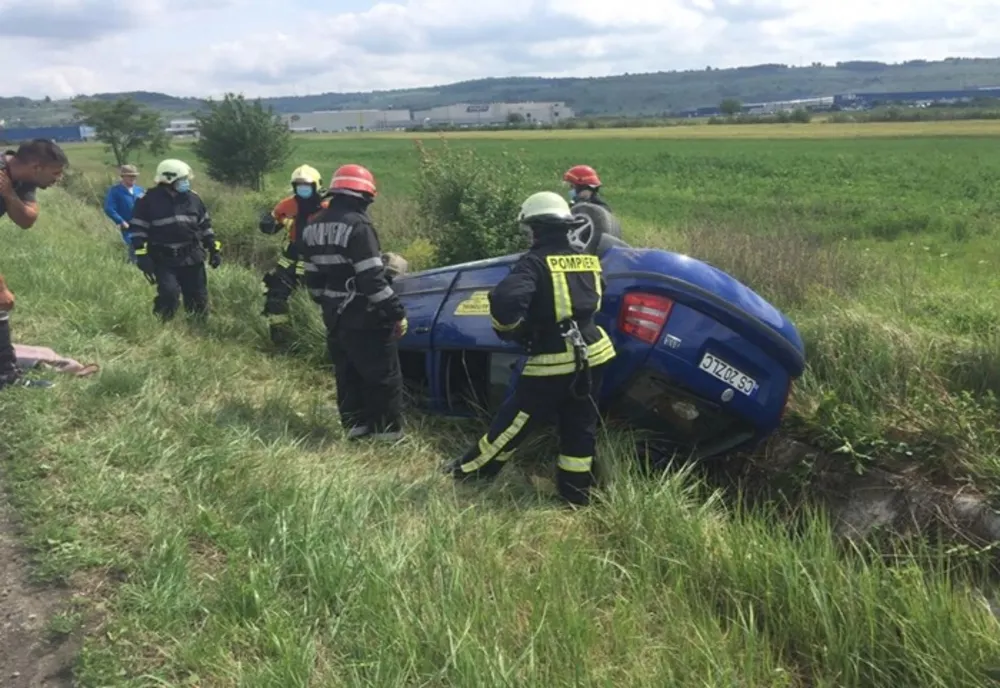 Accident pe centura Lugojului