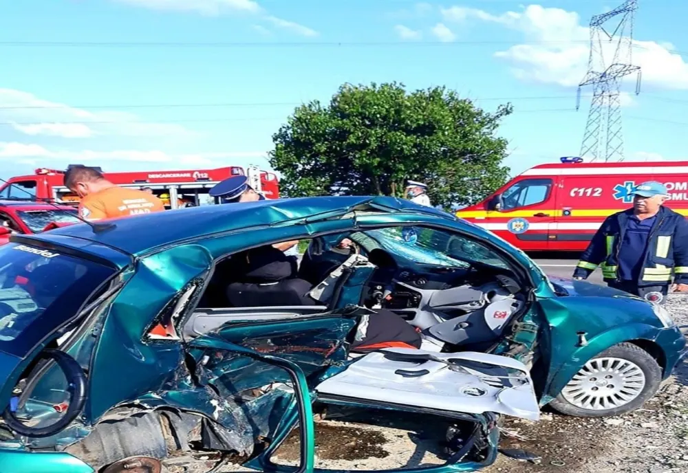 Accident grav în vestul țării