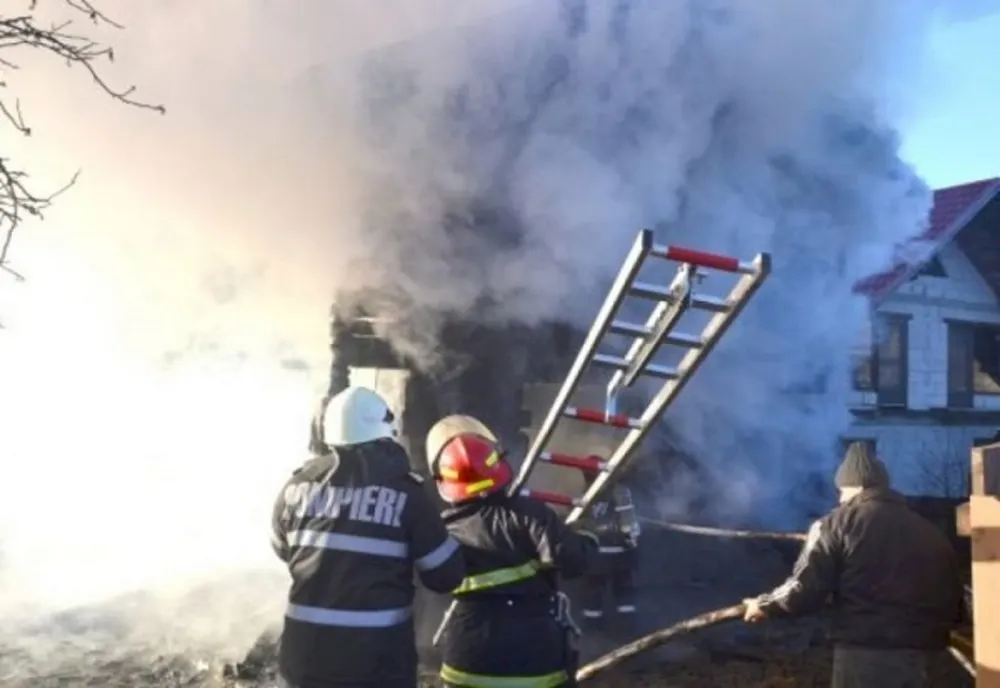 Incendiu la marginea Timișoarei