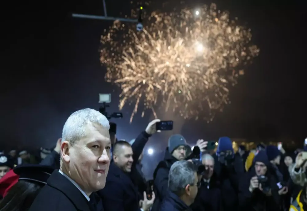 CĂTĂLIN PREDOIU ȘI-A PETRECUT REVELIONUL ÎN VAMA GIURGIU. ROMÂNIA ESTE OFICIAL ÎN SCHENGEN - VIDEO