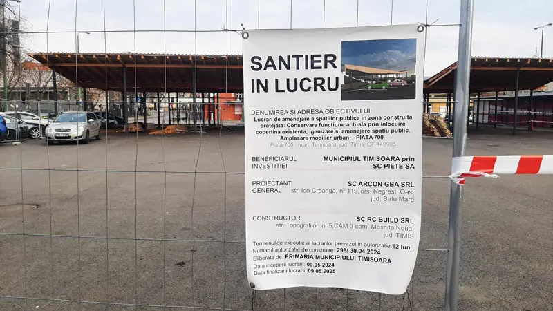 ACUZAȚII GRAVE PE TEMA PIEȚEI 700 DIN TIMIȘOARA: „SIFONARE MASIVĂ DE BANI PUBLICI”