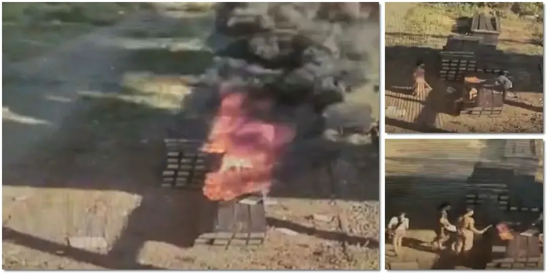 Incendiu provocat intenționat lângă Gara de Sud din Timișoara. Circulația trenurilor, pusă în pericol