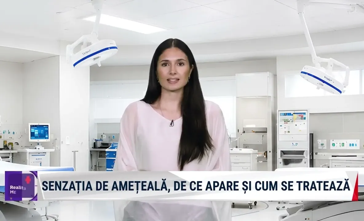 Realitatea Medicală cu Nicole Păcuraru: De ce ai senzația de amețeală?