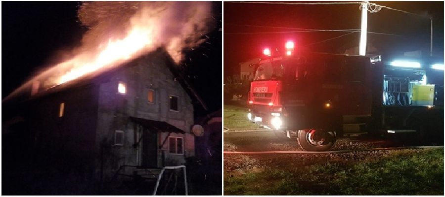 Incendiu violent în apropiere de Timișoara