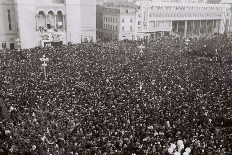 20 decembrie 1989. Timişoara devine primul oraş liber din România.