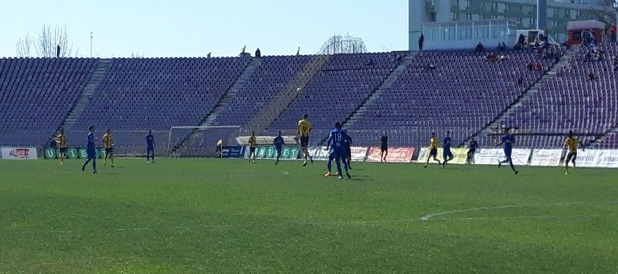 Un singur punct din trei meciuri pentru echipele din Timișoara în liga secundă. ACS Poli revine pe ultimul loc al ligii secunde