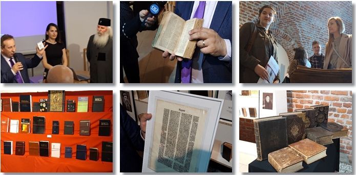 Cea mai mică biblie din lume poate fi văzută la Timișoara. Expoziție eveniment cu 500 de volume. Foto