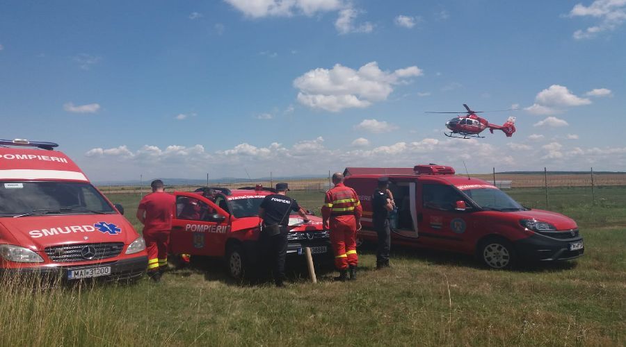Bărbat căutat cu elicopterul SMURD în apropiere de Timișoara