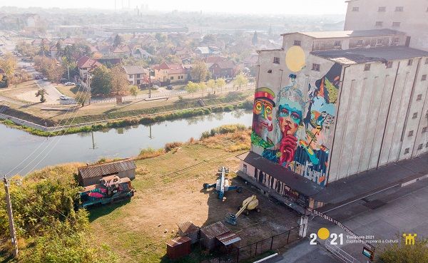 Cea mai mare pictură murală din România a fost creată la Timișoara