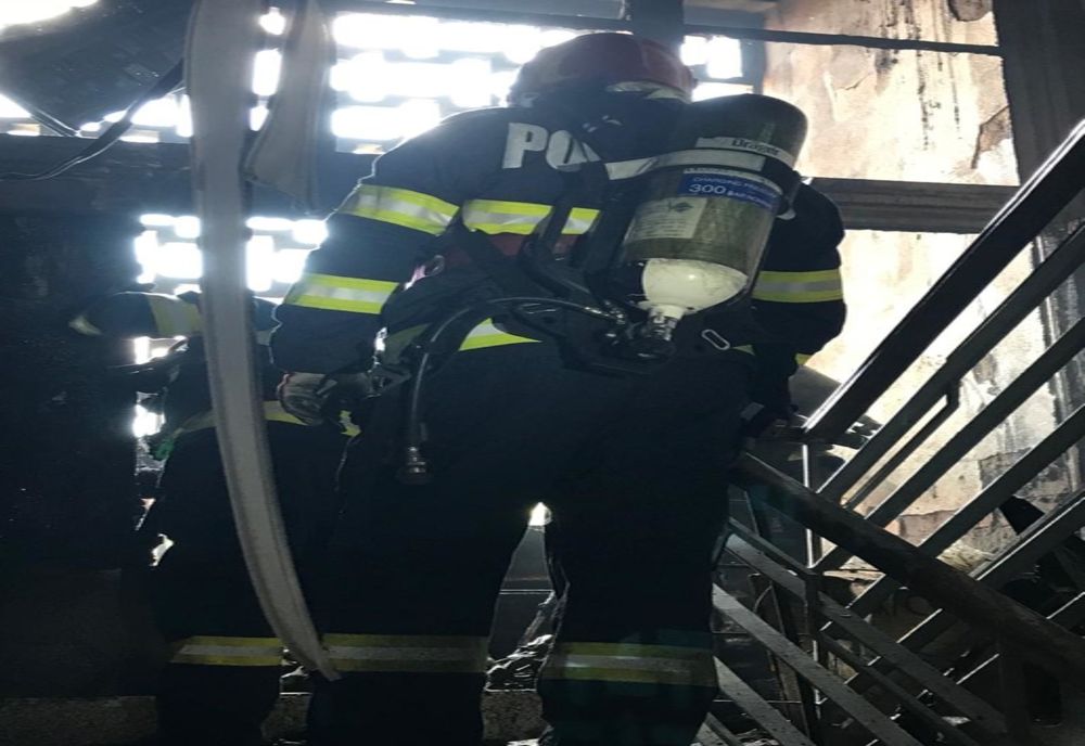 Incendiu la Timișoara, bloc evacuat