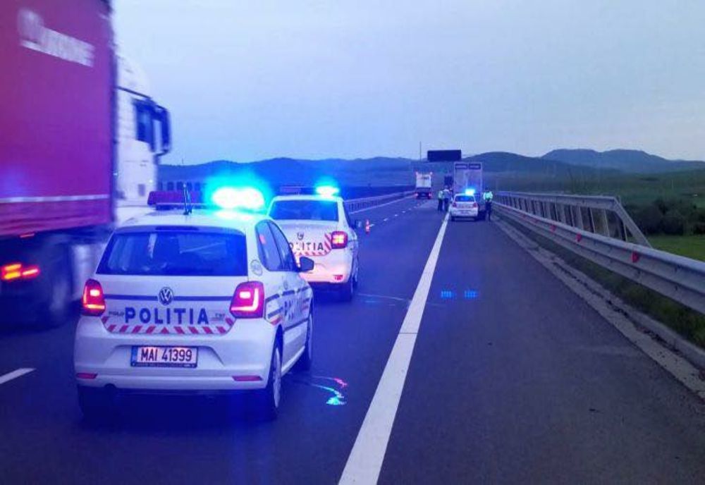 Accident mortal pe autostrada A1 în apropiere de Remetea Mare