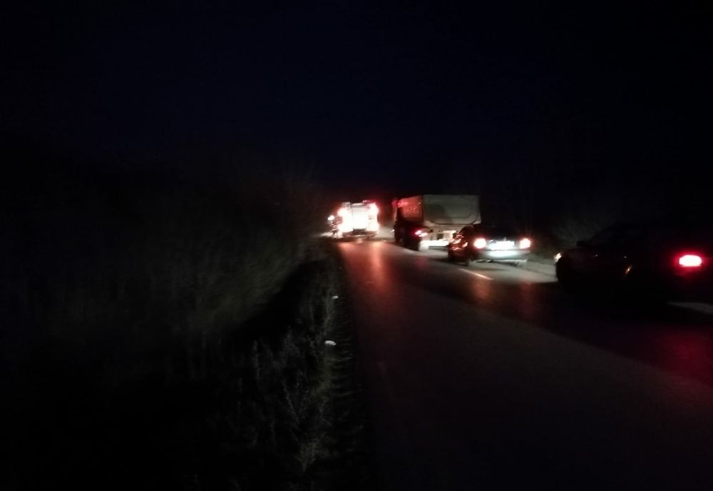 Accident în județul Timiș: drumul a fost blocat