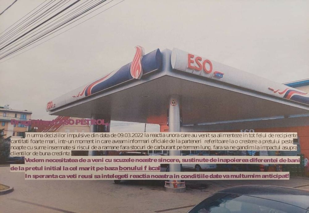 O rețea de benzinării din vestul țării DĂ BANII ÎNAPOI și își cere scuze că a profitat NEJUSTIFICAT