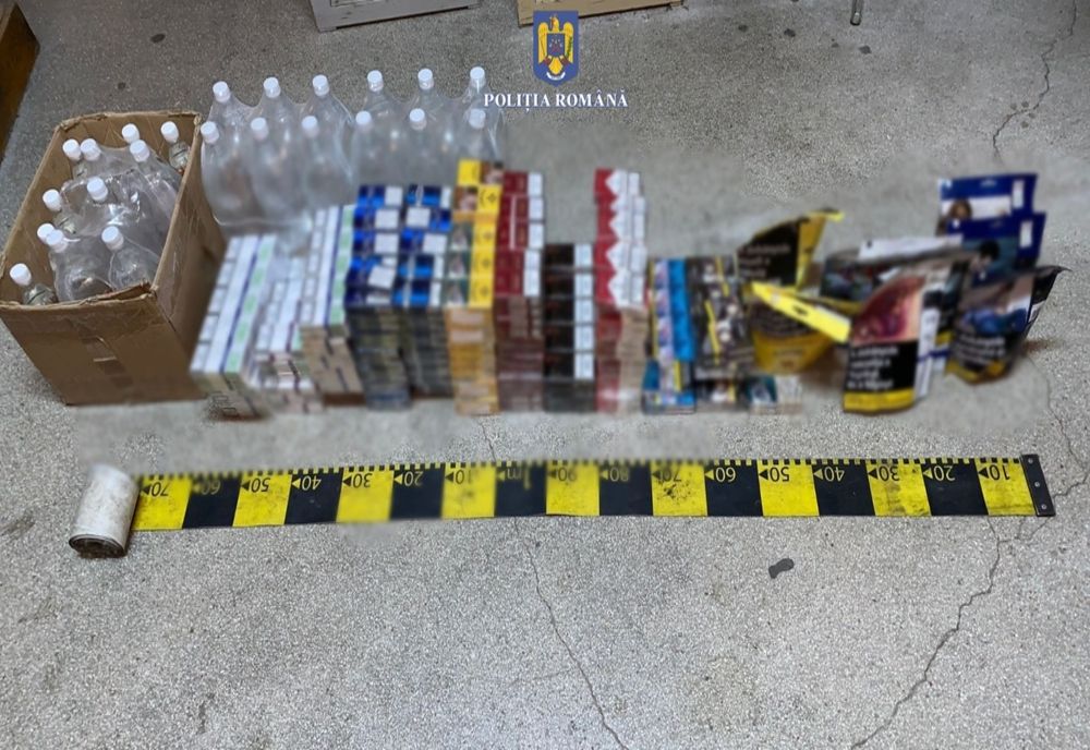 Contrabandă cu țigări și alcool. Marfa a fost confiscată