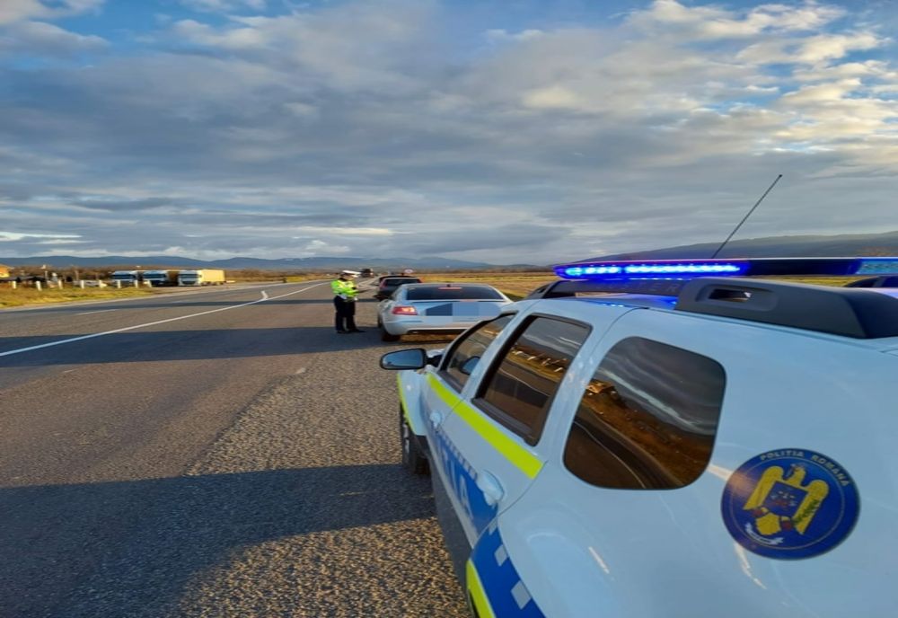 Razie pe principalele artere din județul Timiș: șoferi prinși drogați sau băuți la volan