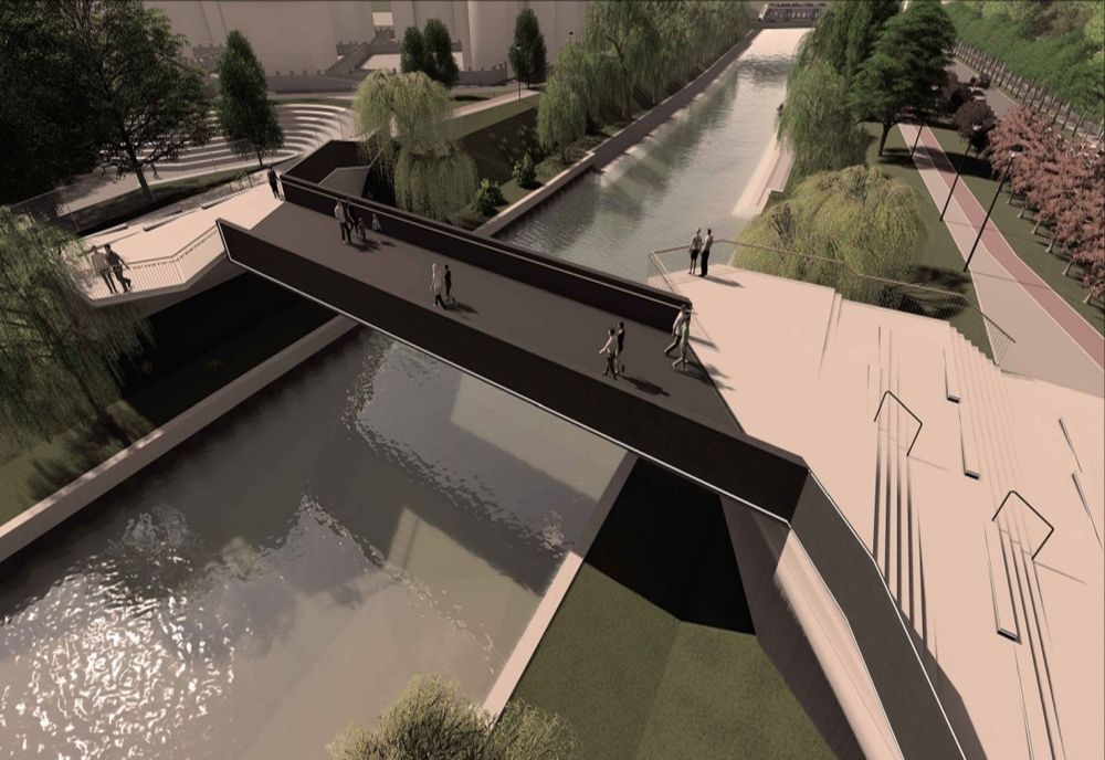 Podețul peste Bega supranumit Puntea Îndrăgostiților va fi demolat