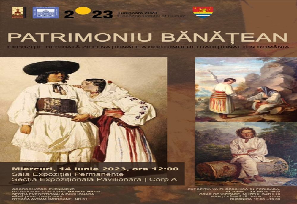 La Muzeul Satului Bănățean pot fi admirate ținute tradiționale din zona de câmpie din vestul țării