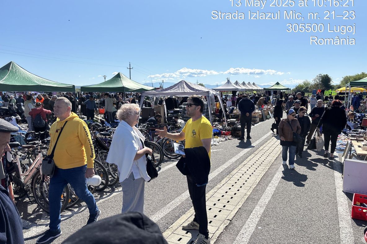 LUGOJUL ESTE MOBILIZAT PENTRU ALEGERILE PREZIDENȚIALE DIN 18 MAI: GEORGE SIMION, CANDIDATUL POPORULUI ROMÂN