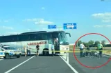 Accident pe centura Timișoarei: motociclist și pasageră, răniți după impactul cu un autocar