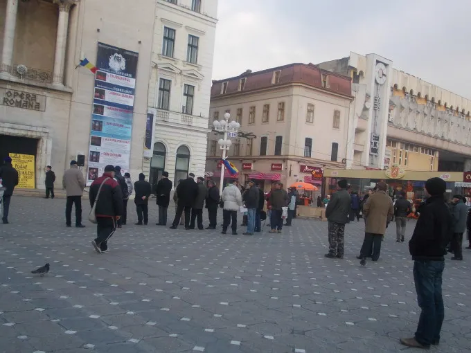 oameni protest
