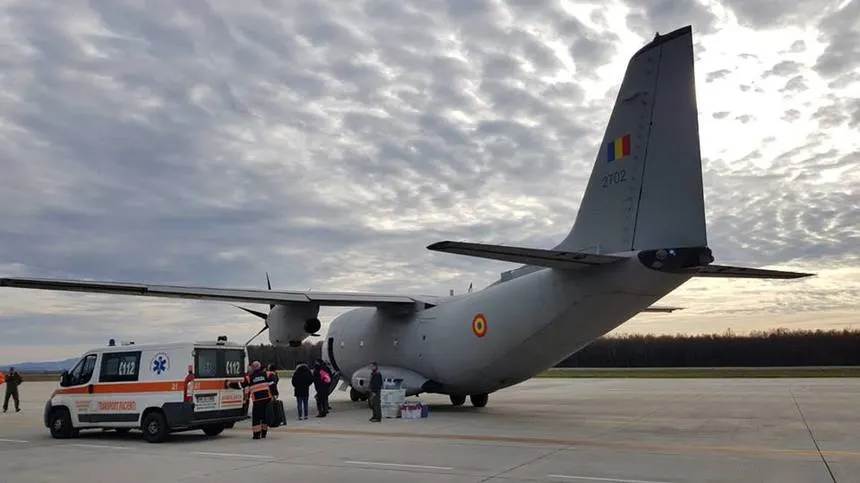 avion transport pacient