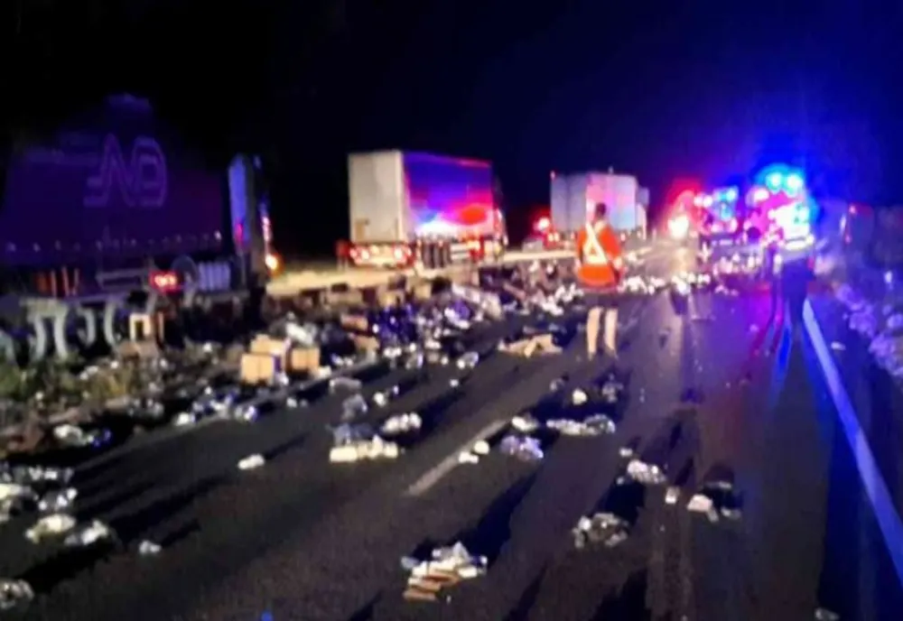 Accident la limita de județ pe drumul ce leagă Caransebeșul de Timișoara