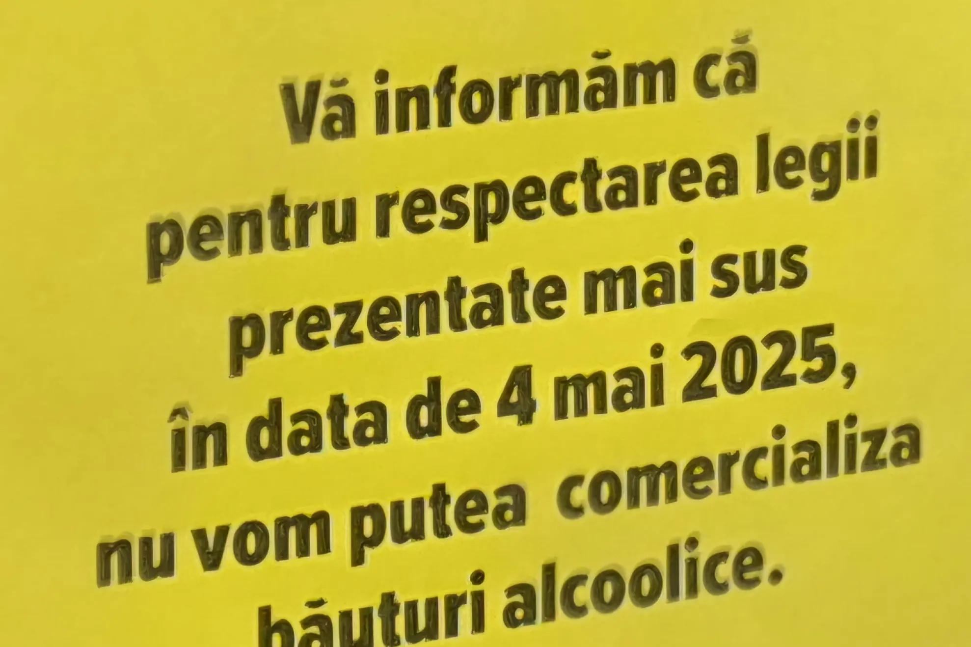 INTERZIS-VANZAREA ALCOOLULUI-ZIUA VOTULUI-2025
