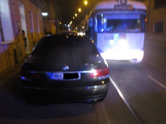 parcat linie tramvai