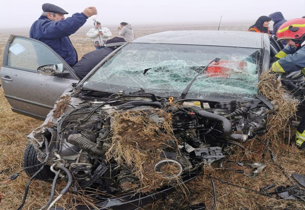 Grav accident în Timiș. Vremea rea face victime