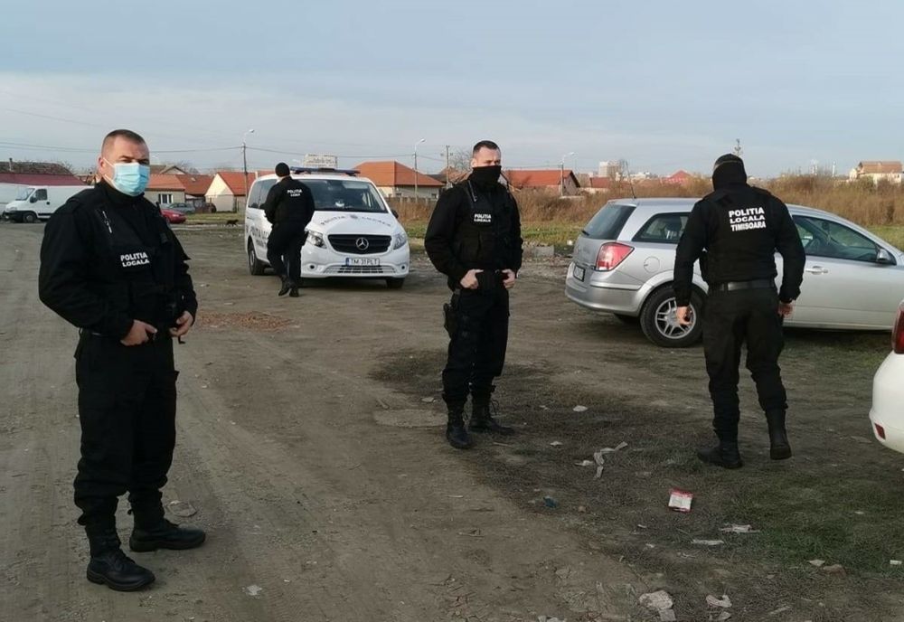 Razie într-un cartier din Timișoara