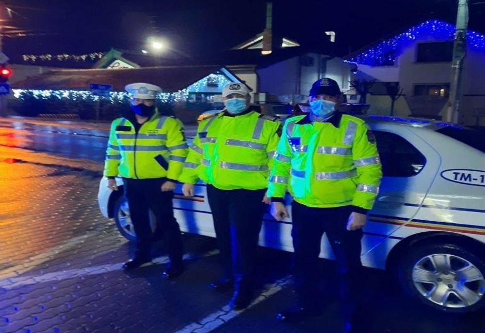 Aproape 150 de amenzi aplicate în noaptea dintre ani de către polițiștii aflați în misiune