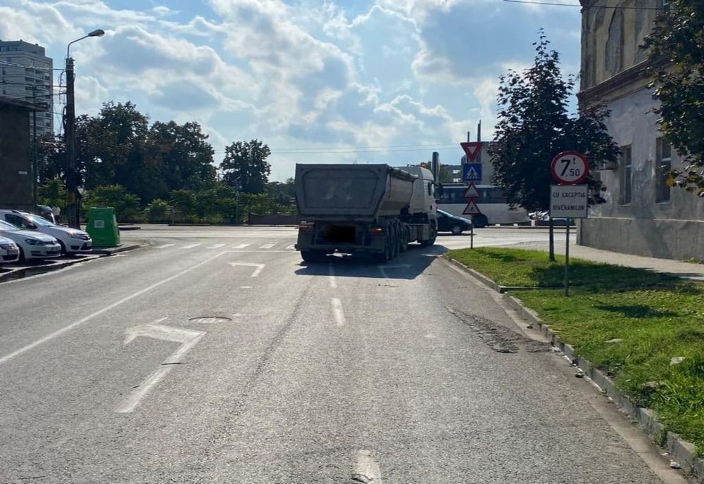 Acțiune a polițiștilor locali, pe linie de tonaj , într-o zonă cu mari probleme