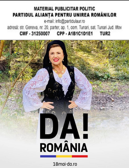 NICOLETA VOICA-CANTAREATA-BANAT-SUSTINERE-ROMANIA-GEORGE SIMION-PREZIDENTIALE