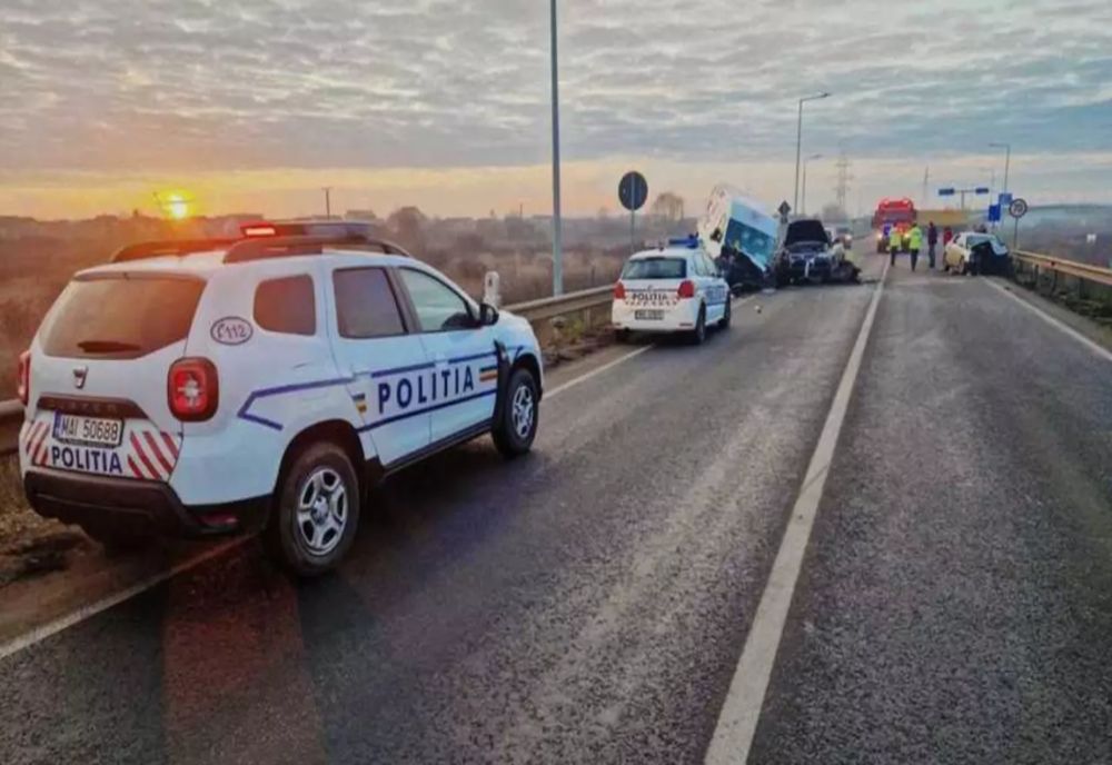 Accident pe Centura Timișoarei. 4 persoane rănite