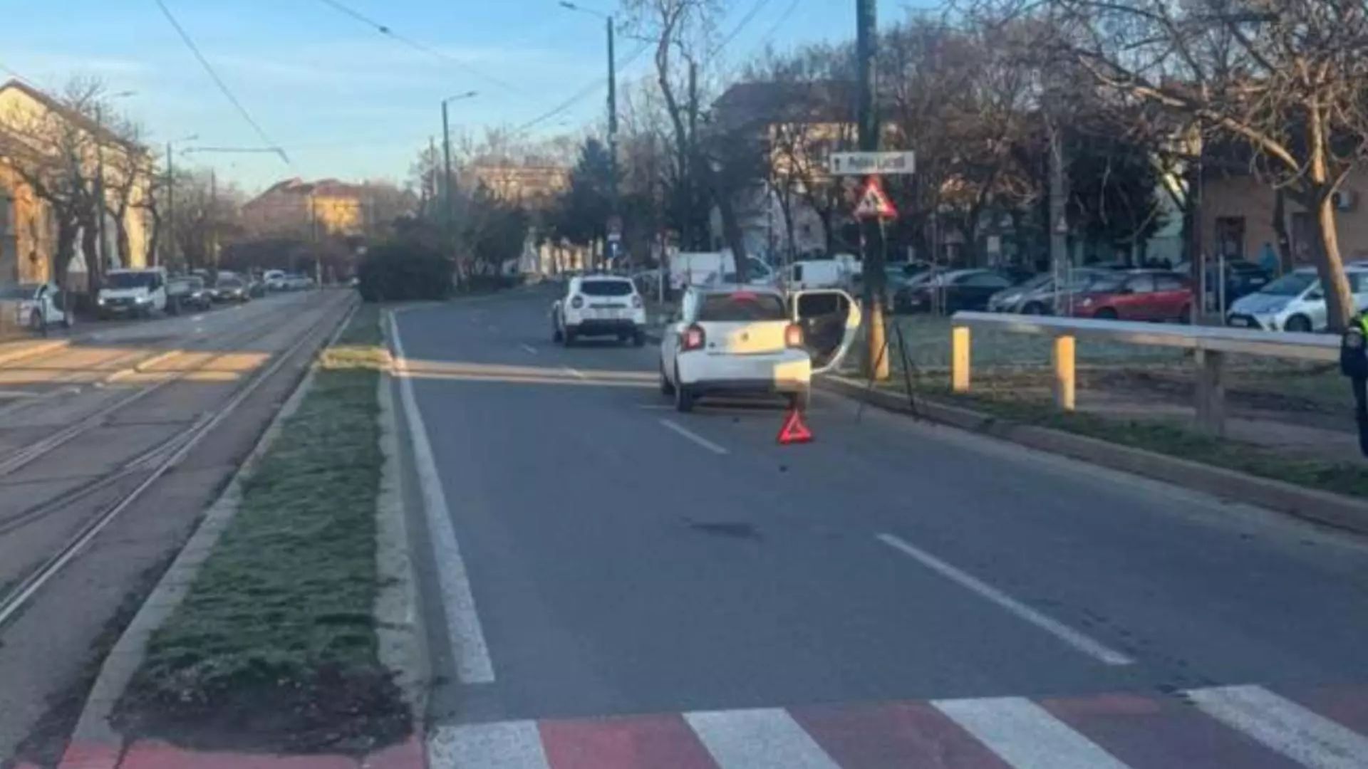 Copil de 11 ani și un bărbat de 50 de ani, loviți pe o trecere de pietoni din Timișoara
