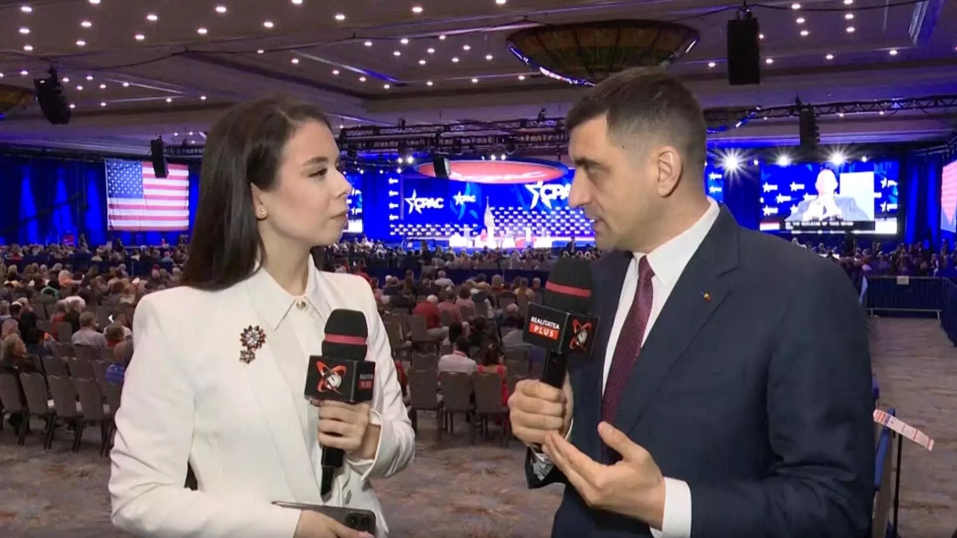 George Simion și Alessia Păcuraru