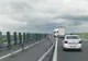 Accident pe autostradă, TIR din care se scurge combustibil. FOTO!