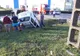 Mașină cu roțile în sus, într-un șanț de lângă Timișoara