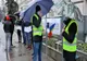 Polițiștii timișeni au protestat în fața Prefecturii