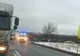 Accident pe o șosea din vestul țării, între o dubiță și un autotren