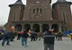Un nou protest la Timișoara, în fața Catedralei Mitropolitane, față de prelungirea carantinării orașului. Video