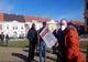 Protest în Piața Unirii din Timișoara, reprezentanții HORECA au ieșit din nou în stradă